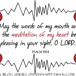 Meditation of My Heart Series: Introduction